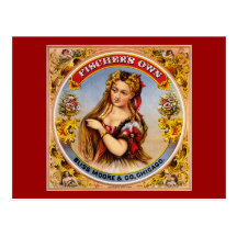 Fischer's Own tobacco label Post Cards