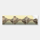 Fish and vegetable market, Konigsberg, East Prussi Bumper Stickers