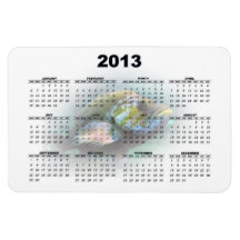 Fish Calendar Magnet