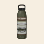 Fish Fear Me Funny Fishing Sports water bottles
