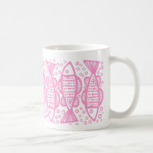 Fish - Pink Coffee Mugs