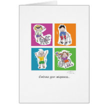 Fishbowl Friends Greeting Card