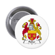 Fisher Family Crest Pin