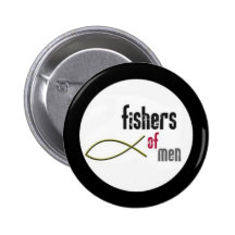 fishers of men pinback buttons