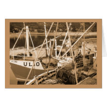 Fishing Boats Card