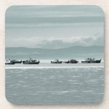 Fishing Boats Drink Coasters