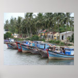 Fishing Boats, Hoi An, Vietnam Posters