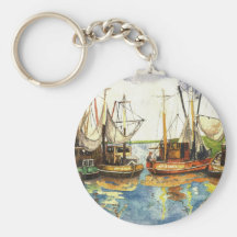 Fishing Boats Key Chains