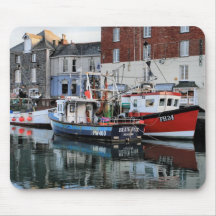 Fishing Boats Mouse Mats