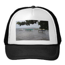 Fishing boats trucker hats