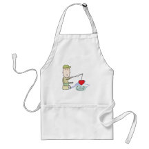 fishing for love apron