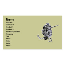 Fishing Frog Business Card