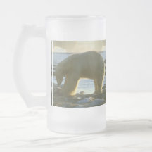 Fishing Polar Bear Coffee Mugs