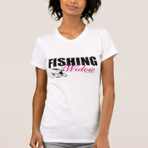 Fishing Widow _wht shrt Tees