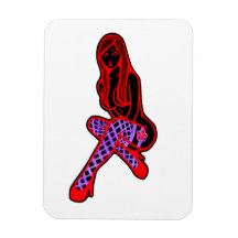 Fishnets and Flower Rectangular Magnets