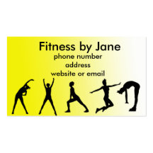 fit yellow business card templates