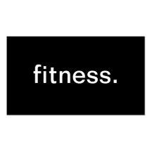 Fitness Business Card Templates