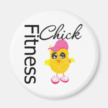 Fitness Chick Magnets