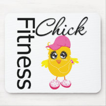 Fitness Chick Mouse Pad
