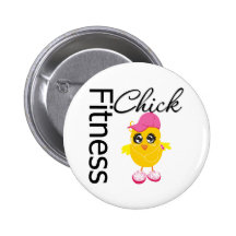 Fitness Chick Pins