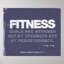 Fitness Goals in Ripped Denim Print