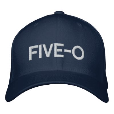Five-o Embroidered Hat