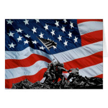 flag3 greeting card
