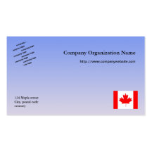 Flag  and logo international business business cards