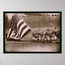 Flag Ebbets Park Baseball 1914 Posters