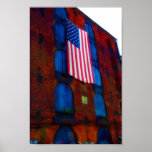 Flag in Brooklyn Print