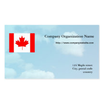 Flag international business,blue sky background business cards
