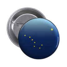 Flag of Alaska Buttons