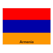 Flag of Armenia Post Card