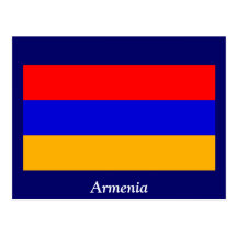 Flag of Armenia Postcard