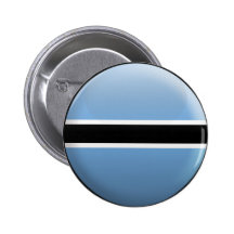 Flag of Botswana Pinback Buttons