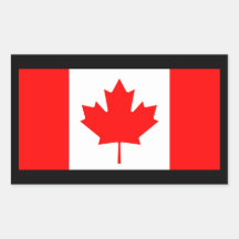Flag Of Canada Stickers