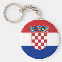 Flag of Croatia Key Chain