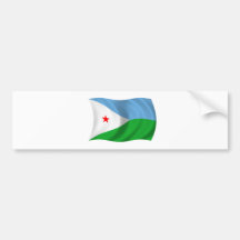 Flag of Djibouti Bumper Sticker