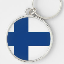 Flag of Finland Key Chain