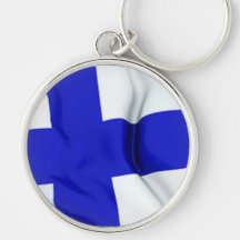 Flag of Finland Key Chains