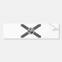 Flag of Florida Posterised Bumper Sticker