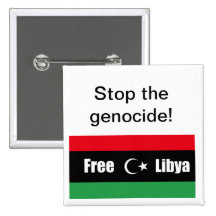 Flag_of_Libya_(1951)-2, Stop the genocide! Button