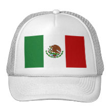 Flag of Mexico Trucker Hats