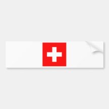 Flag of Switzerland Bumper Stickers