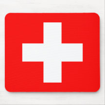 Flag of Switzerland Mousepads
