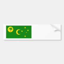 Flag of  the Cocos Islands Bumper Sticker