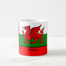 Flag of Wales Coffee Mugs