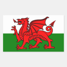 Flag of Wales Stickers