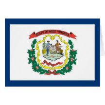 FLAG OF WEST VIRGINA CARDS