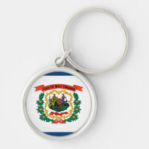 Flag of West Virginia Key Chains